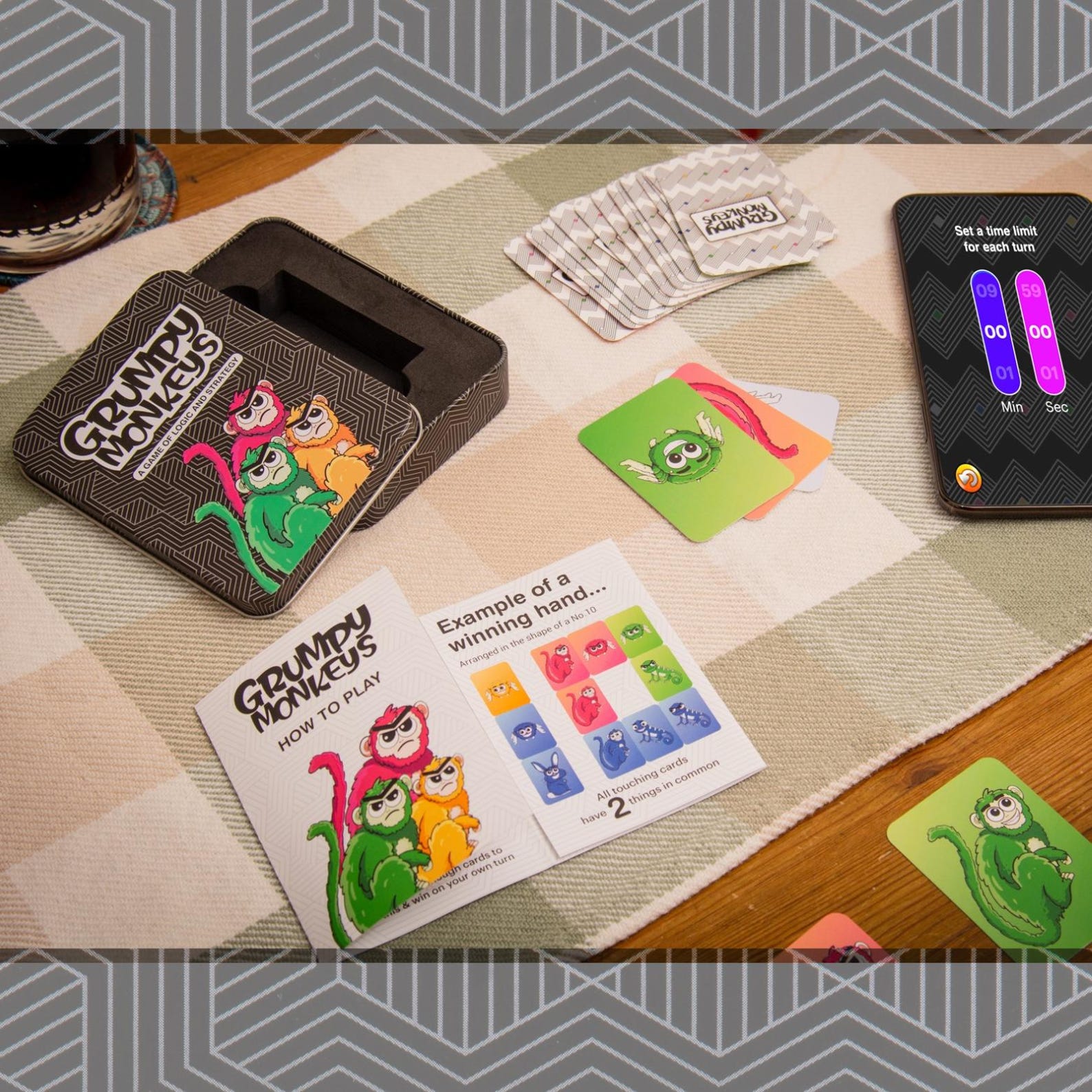 Grumpy Monkeys Card Game | Logic & Strategy Fun for Adults and Families ...