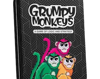 Grumpy Monkeys Card Game | Logic & Strategy for Game Night - Etsy
