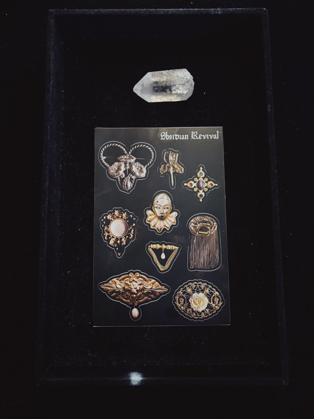 Vintage Brooch Sticker Sheet - Etsy
