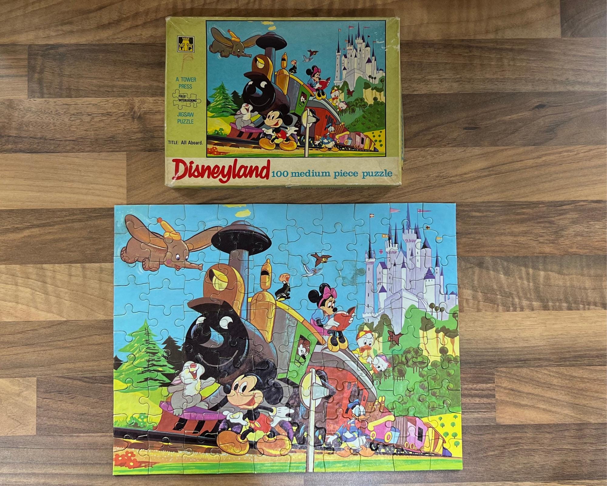 Vintage disneyland puzzle - Etsy 日本
