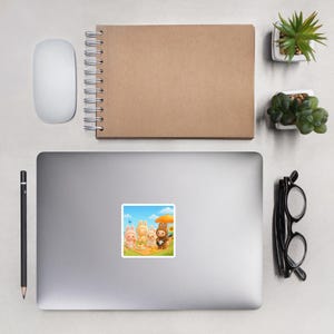 Labubu Bunny Stickers – Kawaii Plush-Inspired Vinyl Decals | Cute Collectible Character Stickers for Water Bottles, Laptops, Journals & More