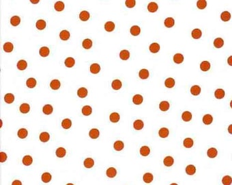 Red Polka Dot Oilcloth-1 Yd