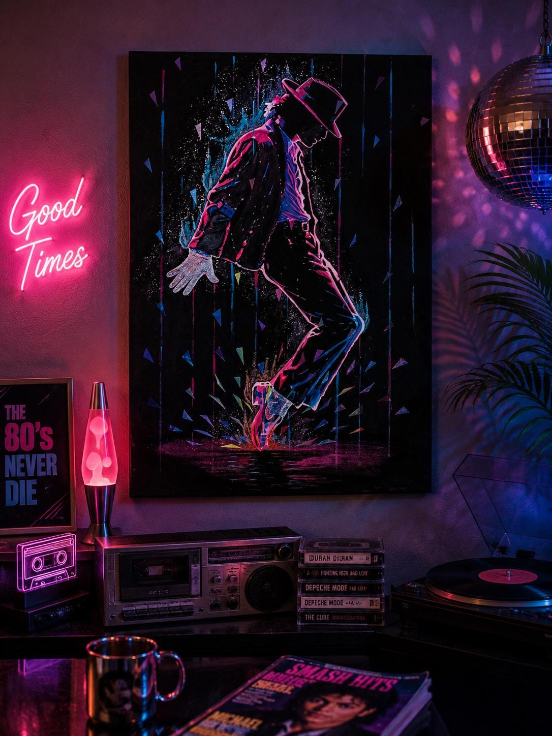 Michael Jackson Neon - Etsy