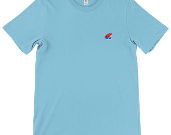 Vibrant Strawberry Poison Dart Frog Unisex T-Shirt – Nature-Inspired Amphibian Style