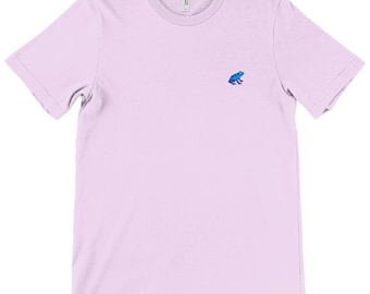 Vibrant Blue Poison Dart Frog Unisex T-Shirt – Nature-Inspired Amphibian Style