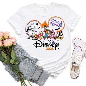 2025 Disney Halloween Custom Shirt, Disney Shirt, Halloween Matching Shirts, Custom Disney Family Shirt, Halloween Shirts, Disneyland Shirt