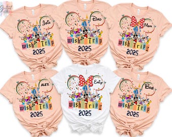 Wish Disney Trip 2026 Shirts,Magic Kingdom T-shirt, Disney 2026 Shirts, Disney Wish Trip Tees, Disney Family Shirt,Mickey Mouse shirt