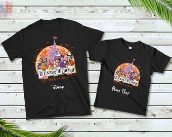 Retro Disneyland Halloween Comfort Colors Shirt, Disney Family Matching