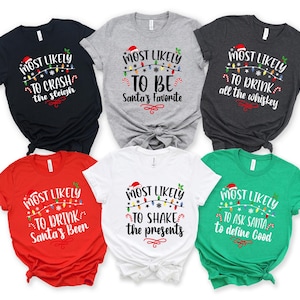 Funny Christmas Matching Family T-Shirts: 200+ Quotes