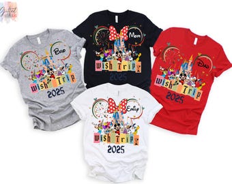 Magic Kingdom T-shirt, Disney 2026 Shirts, Disney Wish Trip Tees, Disney Family Shirt,Mickey Mouse shirt,Wish Disney Trip 2026 Shirts