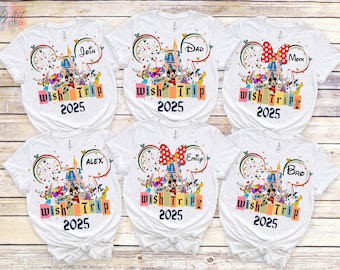 Disney Family Shirt, Magic Kingdom T-shirt, Mickey Mouse Sweatshirt, Disney Wish Trip Tees,Wish Disney Trip 2026 Shirts,Disney 2026 Shirts