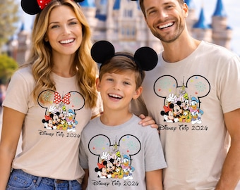 Disney Family Vacation Shirt, Custom Disney Trip 2026 Shirt, Disney Trip shirt, Disney Family Matching Shirt, disney world family shirt 2026