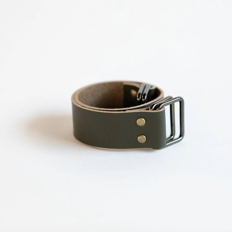 Angles Furoshiki & Leather Carry Strap Set Dark Olive