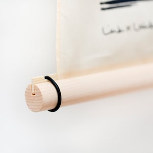 Long - Hinoki Wooden Furoshiki Hanger (for maximum 90cm wide textiles)