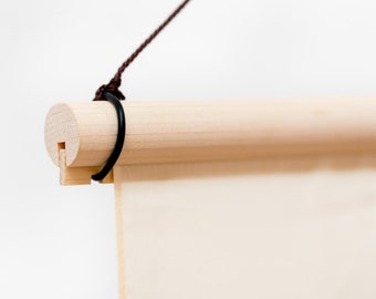 Short - Hinoki Wooden Furoshiki Hanger (for maximum 53cm wide textiles)