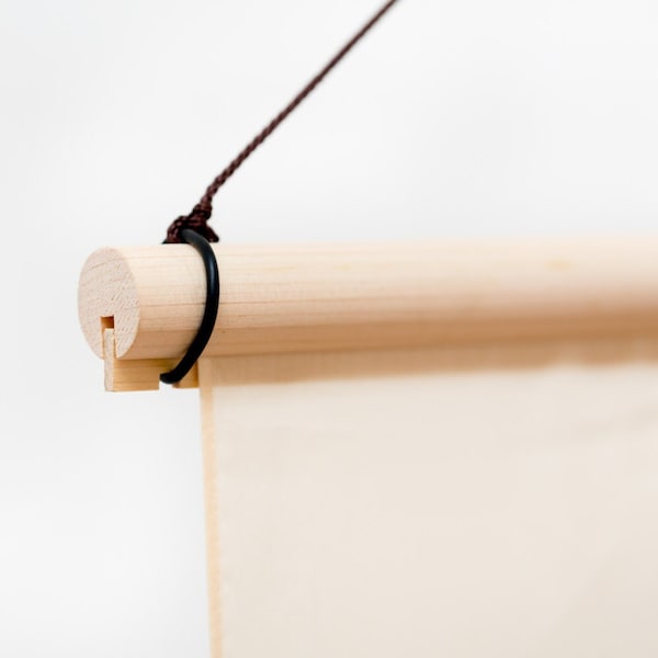 Short - Hinoki furoshiki hanging display pole (for 53x53cm furoshiki)