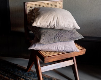 Sashiko Cushion Cover - Dark Navy