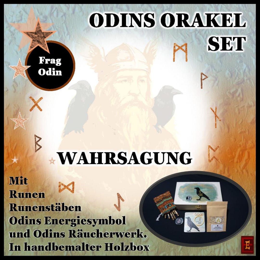 Odin's Oracle Set – Divination With Runes… Ask Odin – and Receive Clear ...