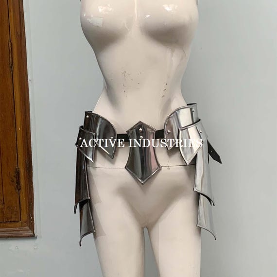Medieval Knight Lady Armor | Female LARP Costume Armor Belt | Cosplay, SCA, LARP Gear | Perfect Gift for Historical Reenactments & Events