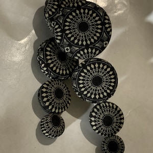 Earrings, Shweshwe, African, handmade, Birthday gift, gift for women, gift for mom, gift for wife, gift for her, gift for teacher