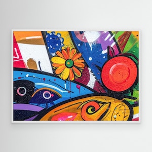 Moderne abstrakte Kunst Druck: Minimalistisches Wandbild (Digitaler Download)