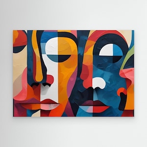 Large Modern Abstract Art Print: Minimalist Home Decor (Digital Download