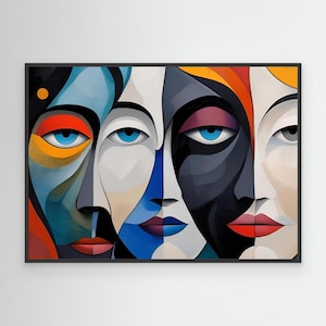 Large Modern Abstract Art Print: Minimalist Home Decor (Digital Download