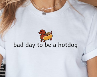 Bad Day to Be a Hotdog Shirt, Funny Retro Pun Tee, Memorial Day BBQ T-Shirt