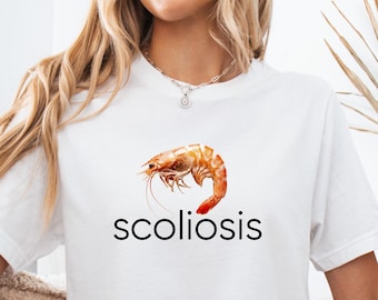 Shrimp Meme Shirt Absurd Scoliosis Humor Tee Funny Weirdcore Graphic Tee