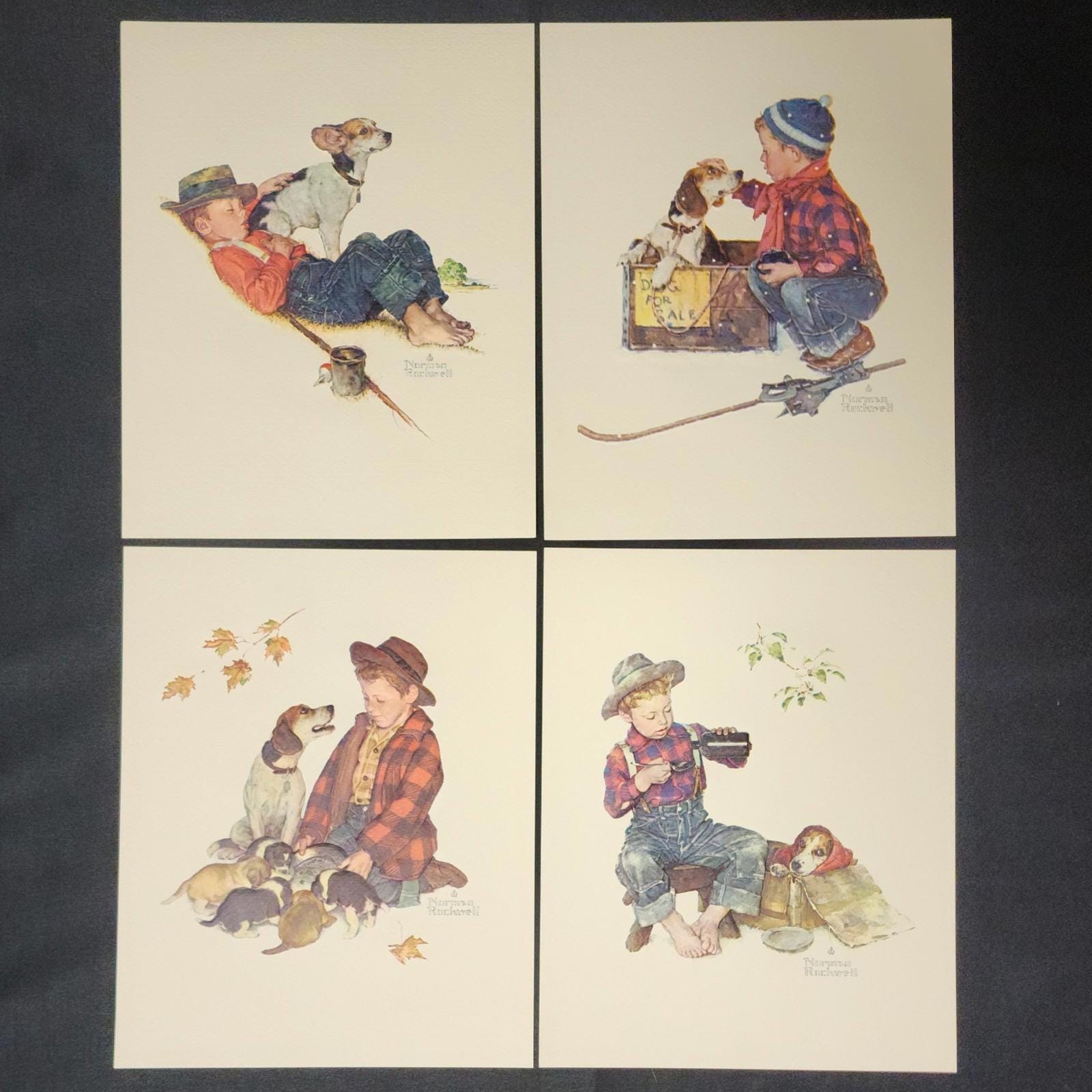 ノーマンロックウェル　ドローイング　額装　犬のお風呂 ノーマンロックウェル ドローイング 額装 犬のお風呂 ノーマン