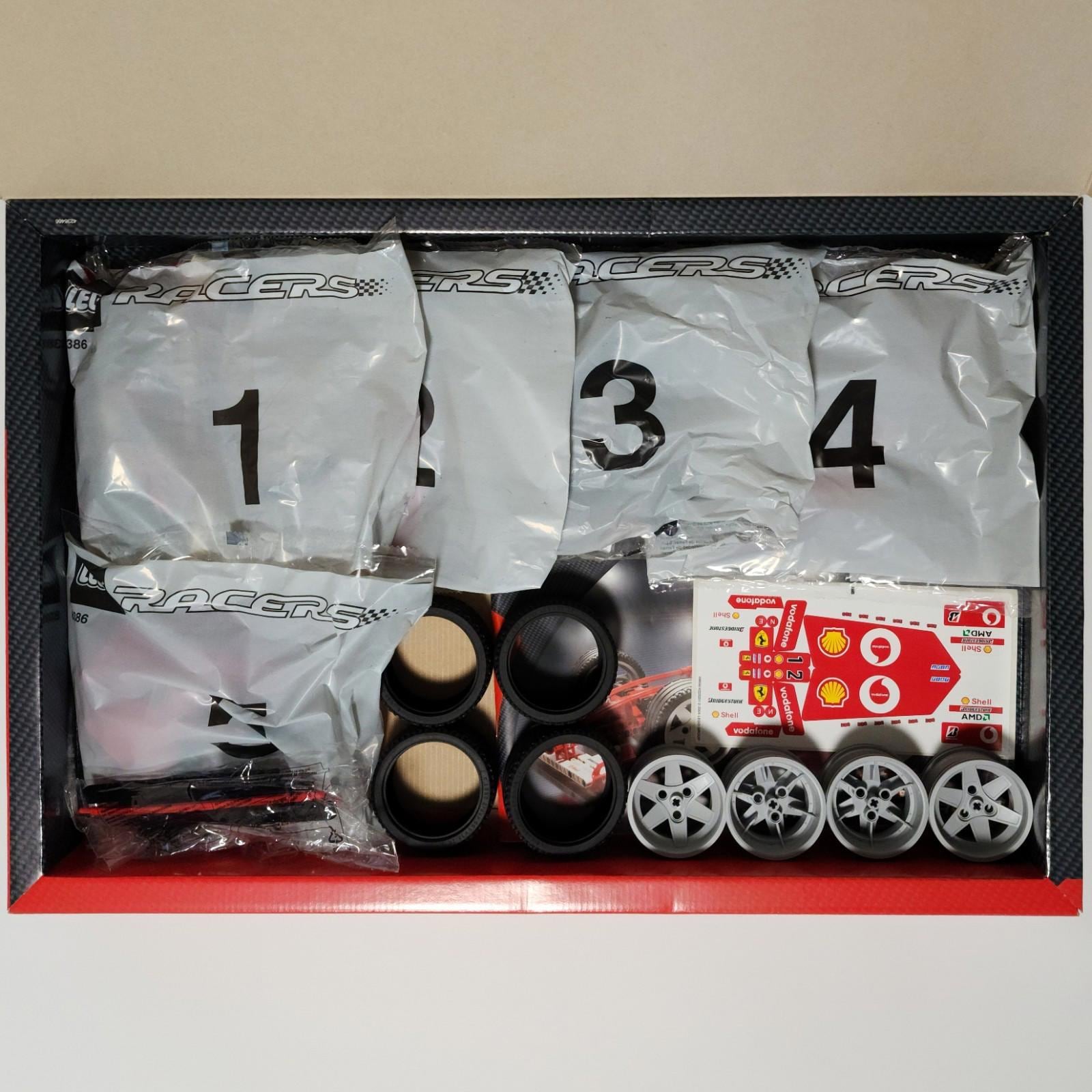 LEGO 8386 Ferrari F1 Racer 1:10 – Vintage 2004 New Open Box