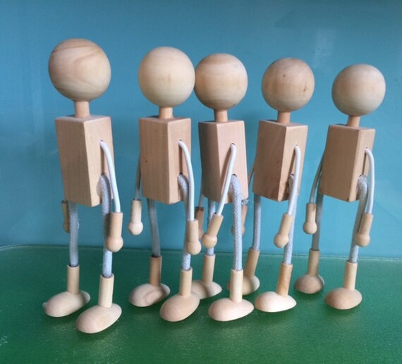 wooden bendy dolls