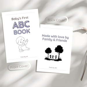 Baby&#39;s First ABC Book l Baby Shower ABC Book l Alphabet Coloring Pages l Montessori Activities l Toddler Coloring Pages l ABC Coloring Pages