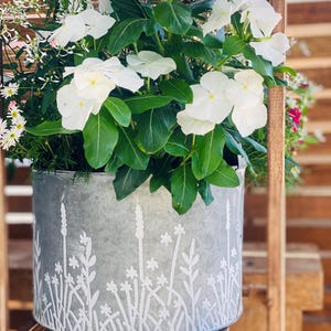 Vaso de balde de prado