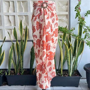 WRAPPED Batik SKIRT Design I from Indonesian Traditional Culture, Javanese, Balinese. (Choose your design)