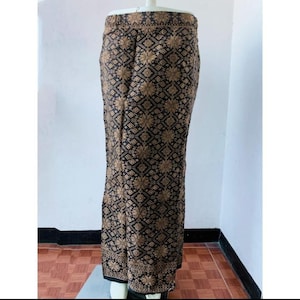 Bali SONGKET BATIK SKIRT Design B from Indonesian Traditional Culture, Javanese, Balinese. (Choose your design)