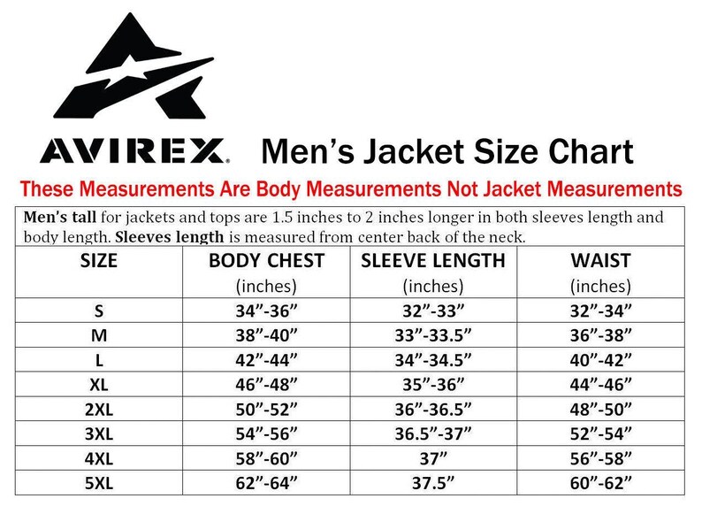 Men's Avirex Real Leather Bomber Jacket American Flight Style Jacket image 5