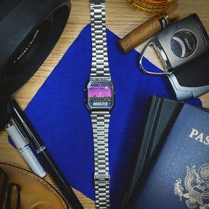 Handpainted Custom Casio Watch