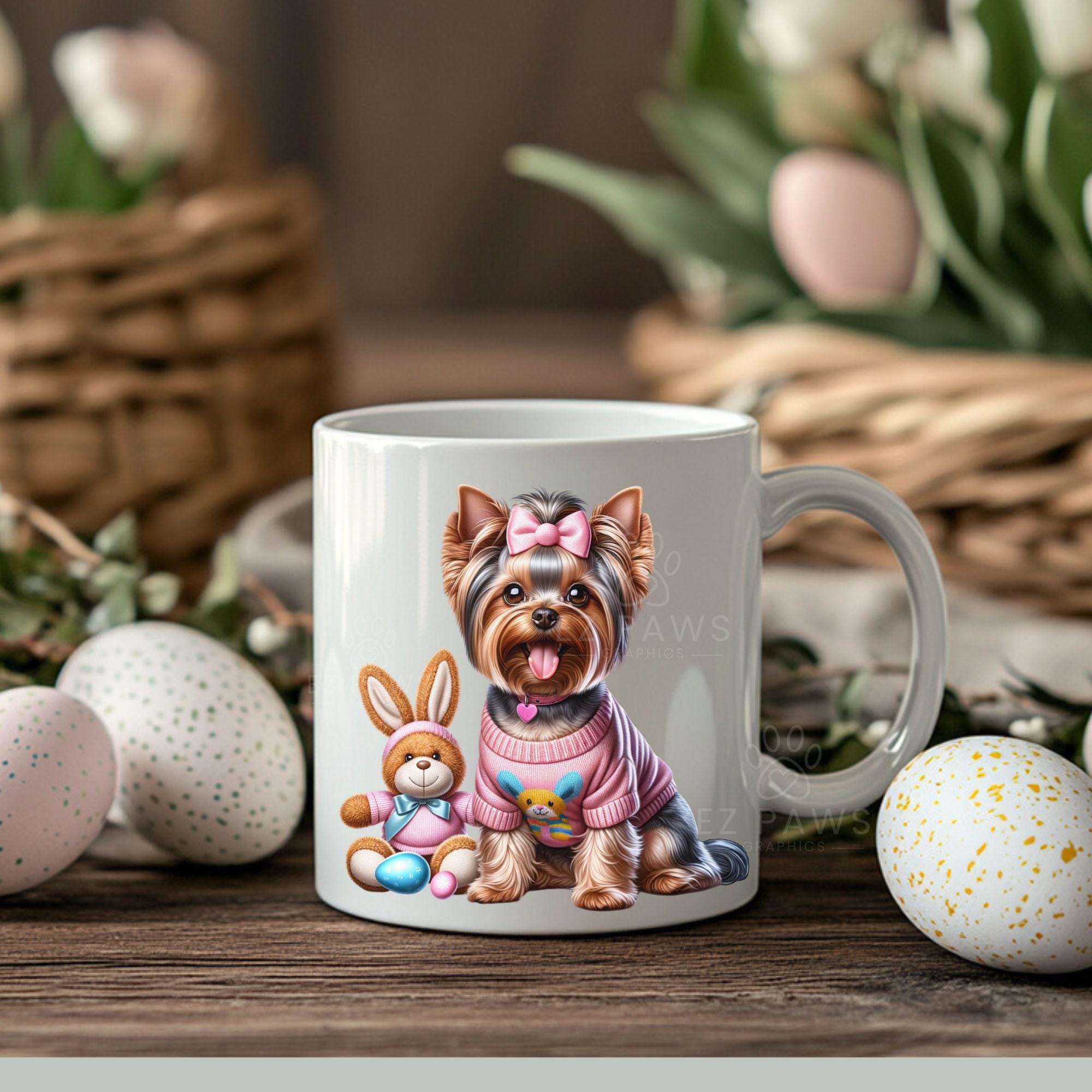 Yorkie Spring Yorkie Easter PNG | Bunny, Eggs, Spring Clipart (digital Download) - Etsy