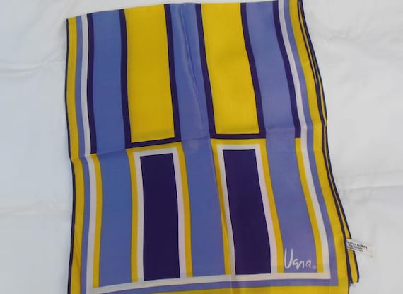 Vera Neumann Block Abstract Print, 1980's, Purple… - image 1