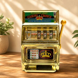 ワコー（Waco）製のヴィンテージ「ドローポーカー」スロットマシン玩具　日本製 Waco slot machine - Etsy 日本