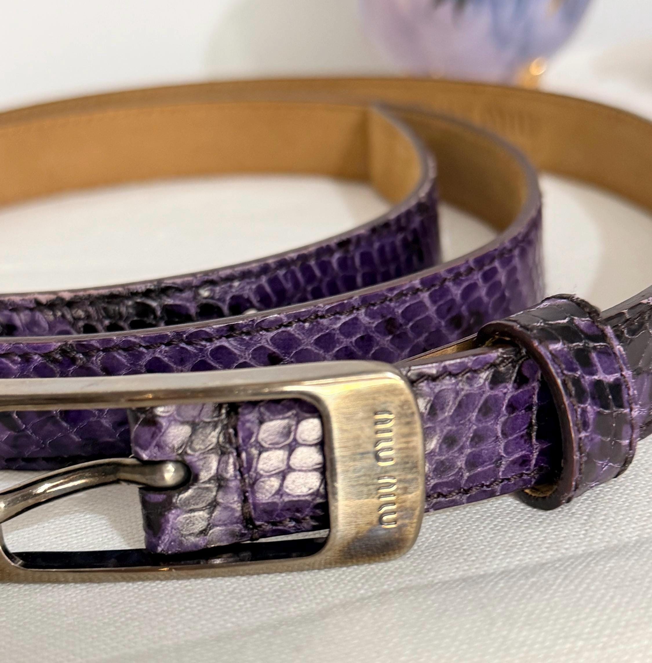 Miu Miu Belt - Etsy