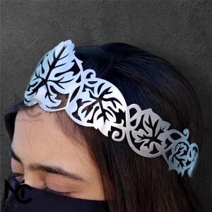 Medieval Crown Elven Leaf Circlet Crown of the Woodland Realm for Kings & Queens with battle-ready design. both boy or girl