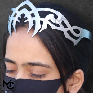 Warrior Princess Crown: Medieval Style Mild Steel - Adjustable Fit