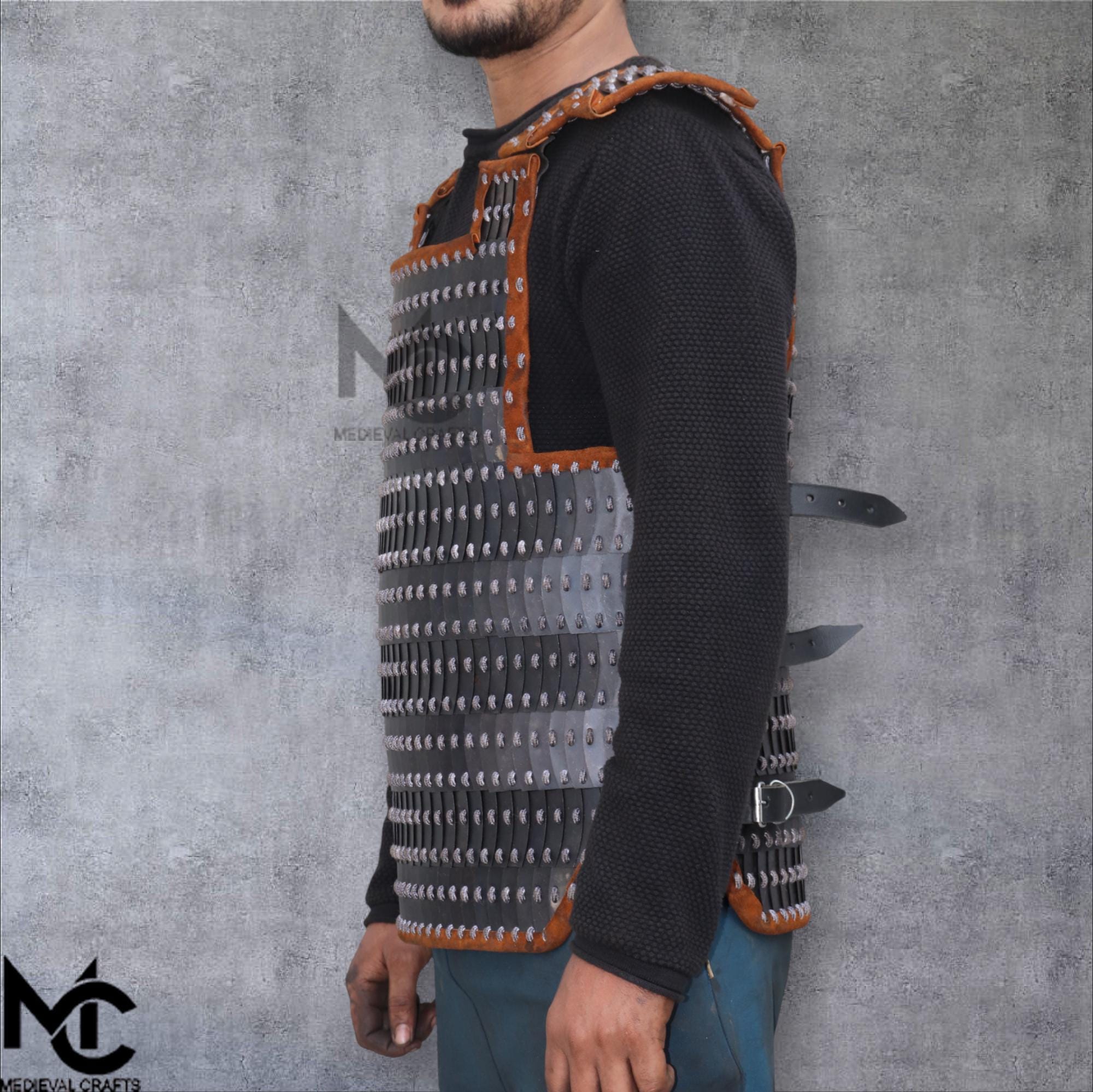 Sca Samurai Black Lamellar Armor: Medieval Samurai Style - LARP SCA Cosplay - Etsy
