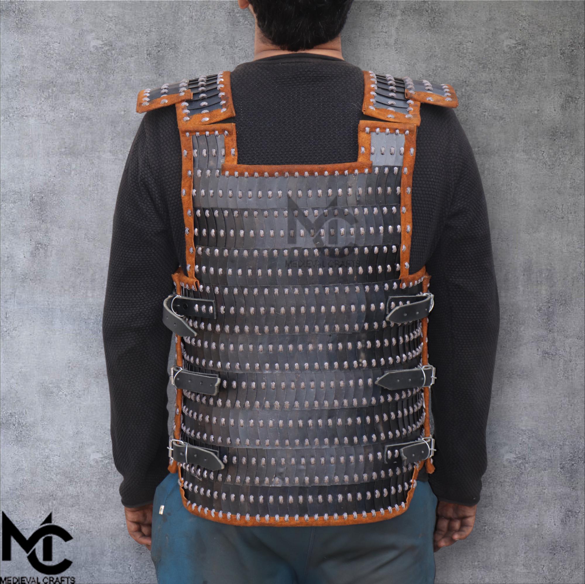 Sca Samurai Black Lamellar Armor: Medieval Samurai Style - LARP SCA Cosplay - Etsy