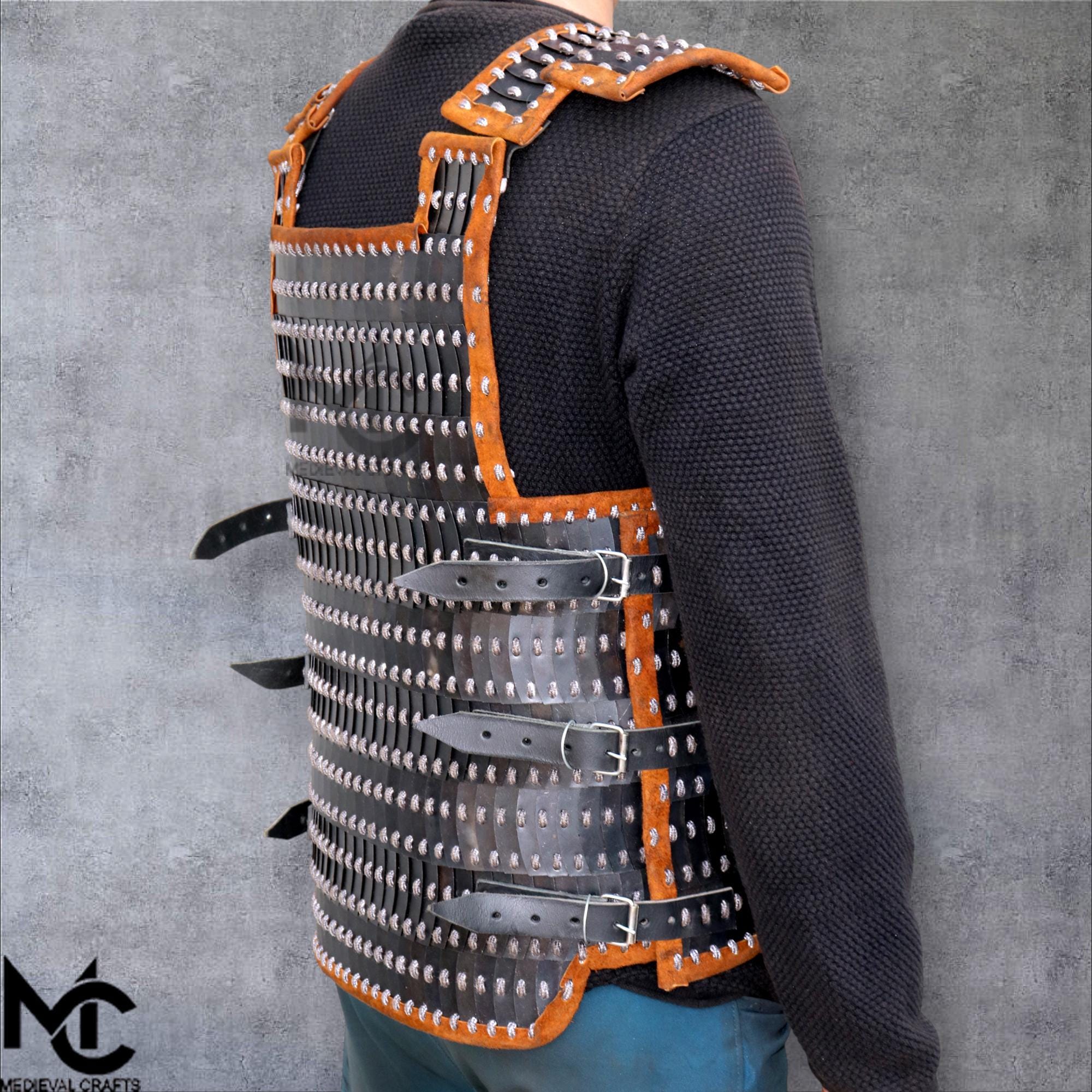 Sca Samurai Black Lamellar Armor: Medieval Samurai Style - LARP SCA Cosplay - Etsy