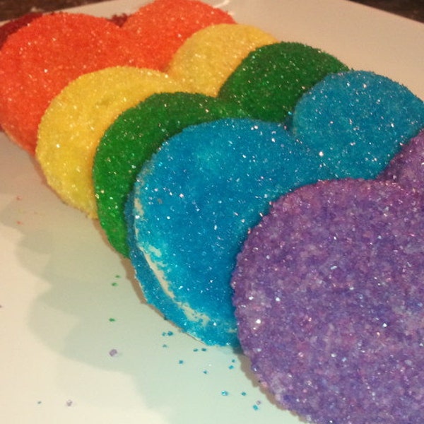 CUSTOM LISTING  for susanchanolsen 2 DOZEN (24) Rainbow Sparkle hand dipped chocolate oreos