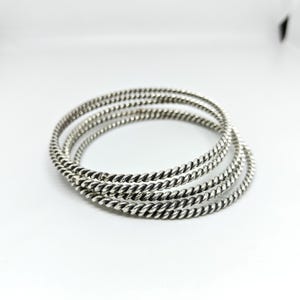 5 silver bangle set, stacking bangles, stacking bracelet, silver bangle, jewellery set, silver stack bangle, silver cuff bracelet.