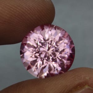 14 MM Lab Pink Sapphire, 13.50 Ct Custom Cut Light Pink Sapphire, Loose Gemstone, Loose Pink Sapphire, Precision Cut, Gems